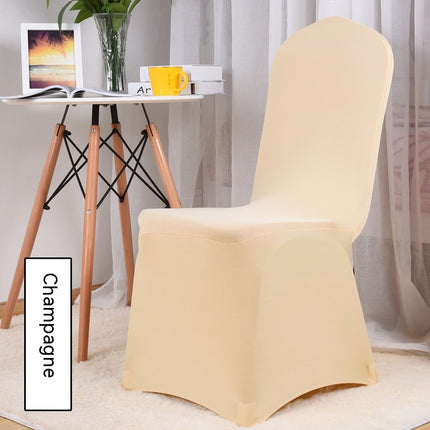1 Pack Full wrap spandex chair covers, stretch dining chair covers for wedding, party, banquet and hotel decor chair covers-A