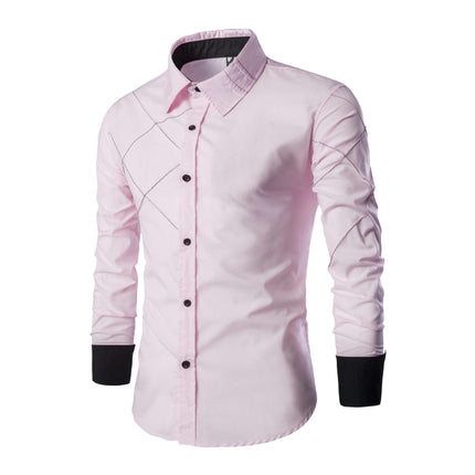 Men Shirt Casual Button Down Shirts Long Sleeve Shirts