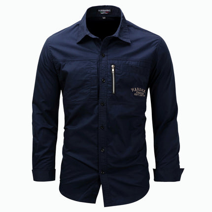Men's Long Sleeve Hiking Shirts Breathable Quick Dry Shirts