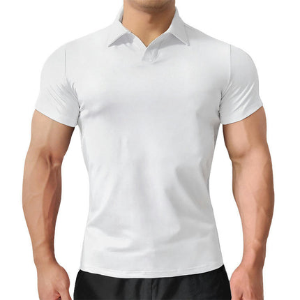 Men's Shirt, Short Sleeve Tactical Shirts, Dry Fit Lightweight Shirts