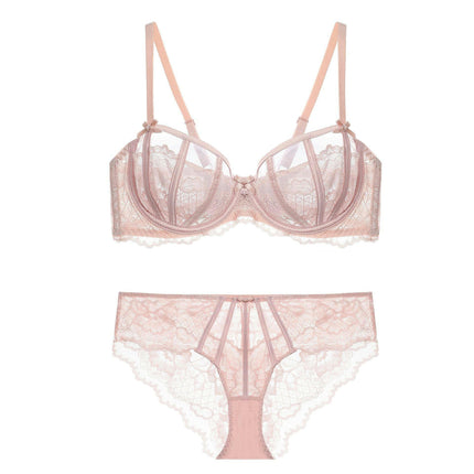 Sexy Lingerie For Women,Floral Lace Lingerie Set,Two Piece Bra And Panty Set Valentine