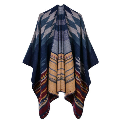Women's Shawl Wrap Open Front Poncho Scarf Cape for Women, Cardigan Sweater Blanket for Spring Fall Winter