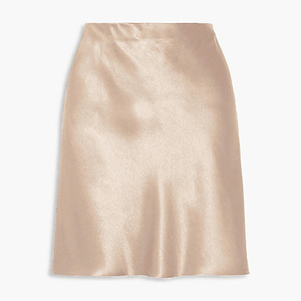 Women's Casual Satin Stretchy High Waist Mini Short Skirt