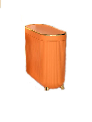 Bathroom Trash Can Clip Seam with Lid Toilet Household Light Luxury Sealed Living Room Bedroom Bathroom Trash Can