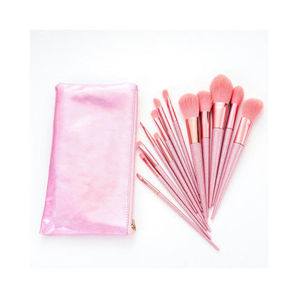 Glitter Crystal Makeup Brush Set 13Pcs Sparkle Makeup Brushes Kit for Foundation Powder Cream Blending lush Concealer