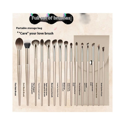 Eyeshadow Brush Set Premium Vegan Synthetic Blending Concealers Eyebrow Eyeliner Professional Make Up Brushes Set