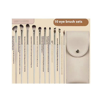 10/13/15 Pcs Makeup Brush Set Professional Eye Make Up Brushes Set, Champagne Gold Cosmetic Brushes with Bag