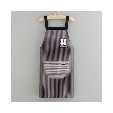 Apron for Women with Pockets, Kitchen Striped Apron, Perfect for Cafe Shop Baking Gardening Cooking
