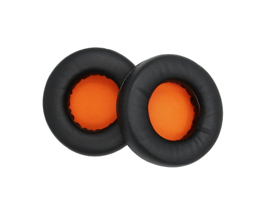1 Pair Headset Cushion Faux Leather Ear Pads Protective Cover for Razer Kraken Pro USB 7.1-Orange
