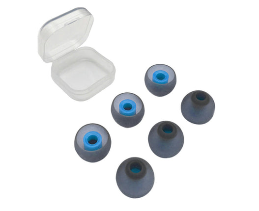 6Pcs Earbuds Cover Soft Silicone Headphone Replacement In-Ear Earphone Eartips Cover-Blue