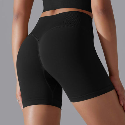 High Waisted Shorts for Women Seamless Scrunch Butt Yoga Short - Gym Booty Shorts