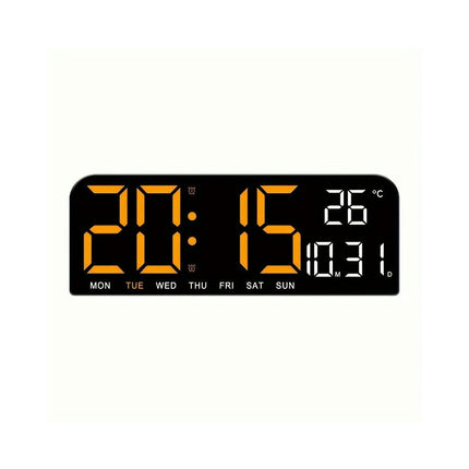 1pc Large Screen Alarm Clock, Simple LED Desktop Clock Table Clock, Hanging Stand Clock