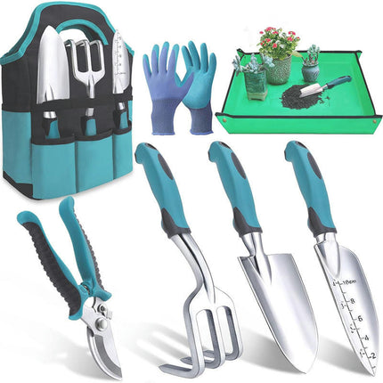Garden Tools 7-Piece, Gardening Hand Tools, Gardening Tools Set Gardening Supplies Set Ideal Gardening Gift