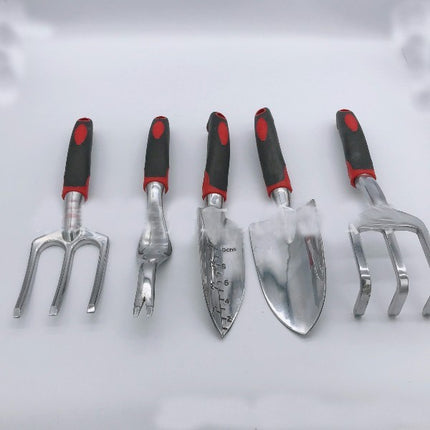 Garden Tool Set, Aluminum Heavy Gardening Kit Including Hand Shovel, Transplant Shovel and Hand Rake