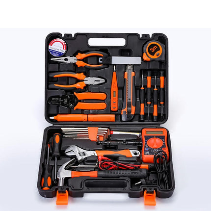 29-Piece Household Tool Set Basic Hand Tool Kit with Claw Hammer Perfect for DIY, Home Maintenance