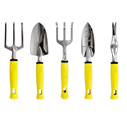 Gardening Tool Set-Aluminum Alloy Non-slip PP Handle Planting Loosening Tool Set