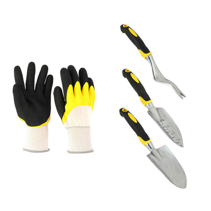Heavy Duty Gardening Tools - 4 Piece Gardening Gift Set for Men and Women with Non-slip Handles