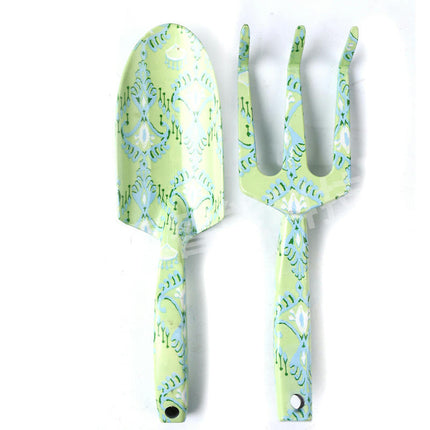 Garden Planting Gardening Tools 2-piece Set Printed Stainless Steel Set Combination Garden Tools