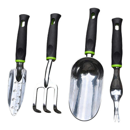4-Piece Gardening Tool Set with Non-Slip Ergonomic Handle, Gardening Hand Tools for Women and Men