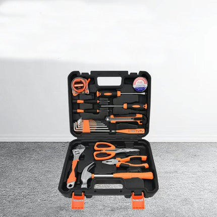 20 Pieces Hand Tool Set Woodworking Repair Combination Tool with Plastic Tool Box Storage Box