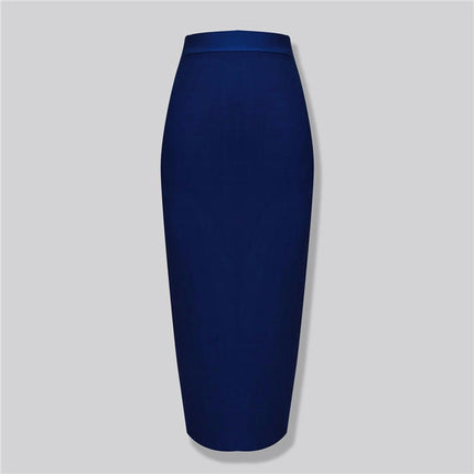 Women's High Waist Pencil Skirt Bandage Bodycon Midi Skirt