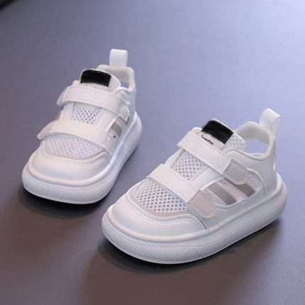 Little Boys Outdoor Sport Sandals Kids Closed Toe Faux Leather Beach Sandals