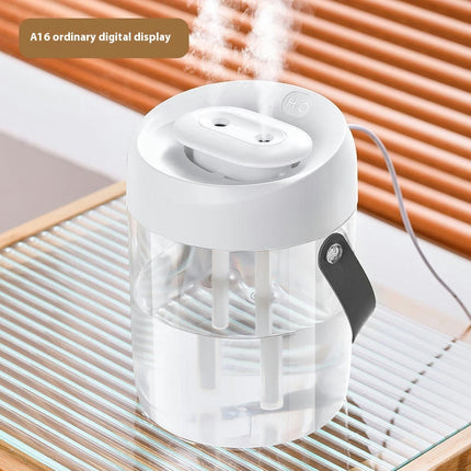 Air Humidifier-Home Bedroom Desktop Silent Large Fog Transparent Humidifier With Portable