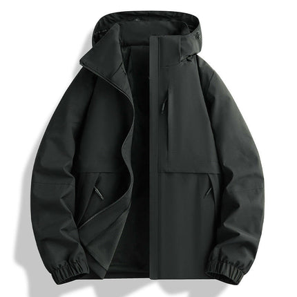 Casual Jackets-Spring and Autumn Windproof and Waterproof Outdoor Mountaineering Clothing