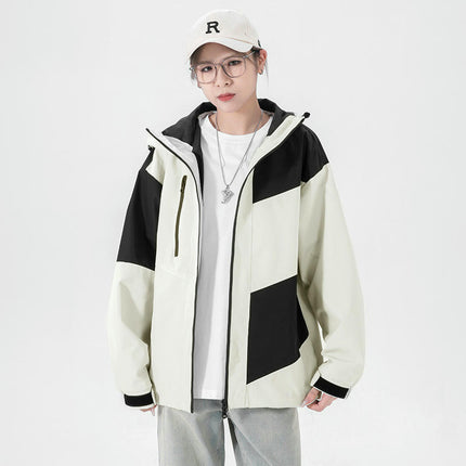 Women's Single-Piece Jacket-Spring and Autumn Outdoor Windproof and Waterproof Mountaineering Clothing