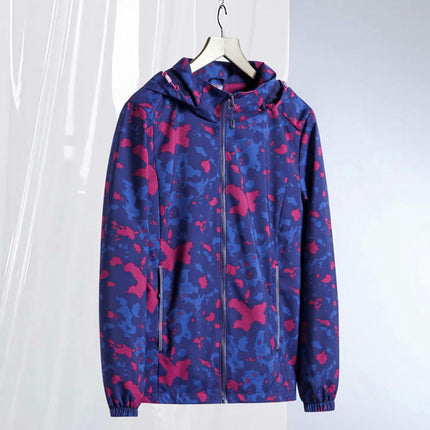 Men's and Women's Outdoor Jackets, Windproof and Waterproof, Single-layer Thin Camouflage Jacket