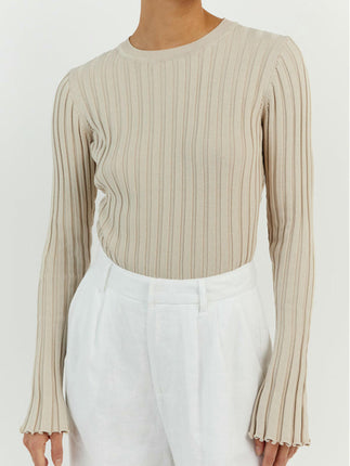 Women's Crewneck Pullover Sweaters Long Sleeve Fall Knitted Sweater Tops