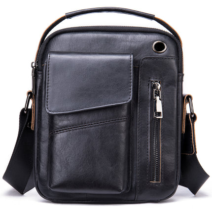 Sac pour hommes de grande capacité sac en cuir pour hommes sac pour hommes sac à bandoulière sac à bandoulière sac de messager rétro