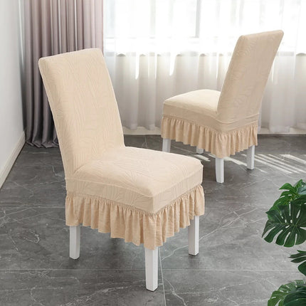 1 Pack High Stretch Fabric Household . Hotel Removable Dining Chair High Back Chair Cover T Jacquard Fabric