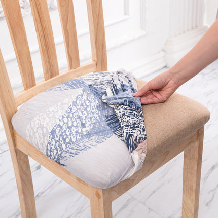 1 Pack printed Stretch Chair Top Cover Home Sprinkles Stain Resistant Chair Cushion Cover Stool Cover