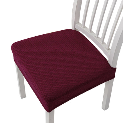 1 Pack Suitable for restaurant chair covers removable washable jacquard elastic dining chair seat cover protection