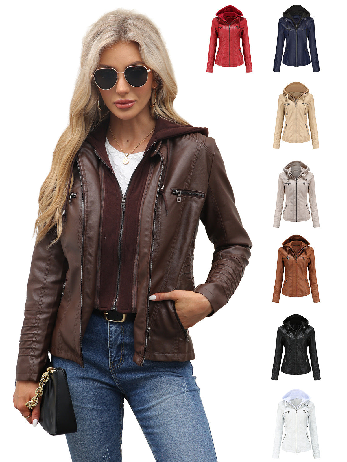 How to Style a Faux Leather Biker Jacket for Fall & Winter