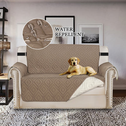 Reversible Sofa Slipcover Furniture Protector Water Resistant 2 Inch Wide Elastic Straps Sofa Cover Couch Covers for Pets Kids