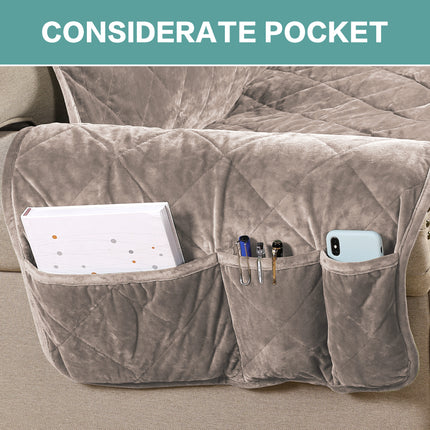 Thick Soft Velvet Pet Sofa Covers Universal Quilted Anti Slip Cover Couch Sofa Cushion for Dogs