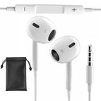F. 3.5mm Jack with PU Leather Storage Pouch - 3pcs set