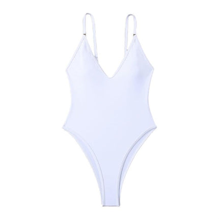 Womens Tummy Control Swimsuits One Piece Slimming Bathing Suit Spaghetti Strap Swimwear