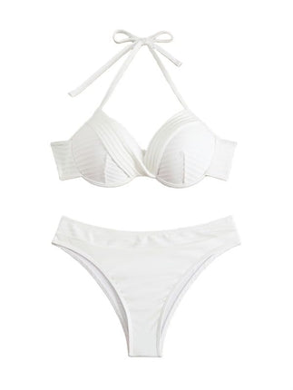 High Waisted Bikini Set for Women Two Pieces Swimsuit Sexy Tummy Control Bathing Suit