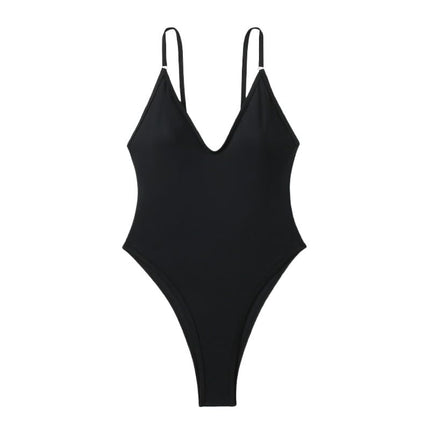 Womens Tummy Control Swimsuits One Piece Slimming Bathing Suit Spaghetti Strap Swimwear
