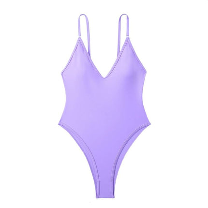 Womens Tummy Control Swimsuits One Piece Slimming Bathing Suit Spaghetti Strap Swimwear
