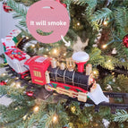 Upgraded Version with Mist Spray Christmas Tree Train [For 1.2–3m Trees]