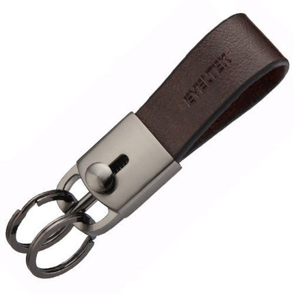 Key Chain for Keys,Car Key Rings & Leather Key Holder for Belt &Key Case& Waist KE-03(Brown)[ 100% Guaranteed Genuine Leather ]