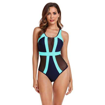 Womens Tummy Control Swimsuits One Piece Slimming Bathing Suit Spaghetti Strap Swimwear