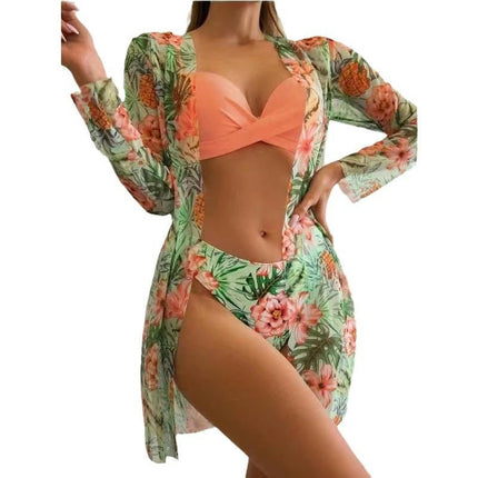 Women Sexy V Neck Tankini Bathing Suit High Waisted Tummy Control Two Piece Swimsuit
