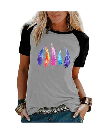 T Shirts for Women Summer Short Sleeve Crewneck Casual Graphic Tees Tops