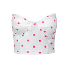 Rose Red Wave Dot / X-Small