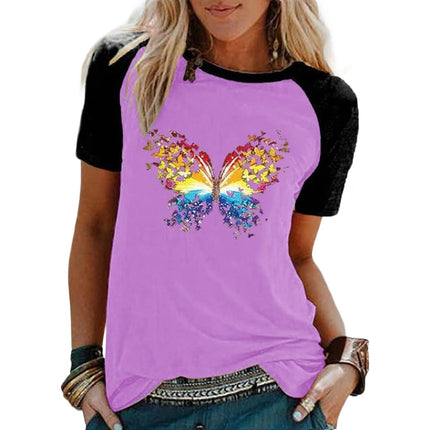 Womens Tshirt Graphic Tees Crew Neck Summer Short Sleeve Loose Fit Tops